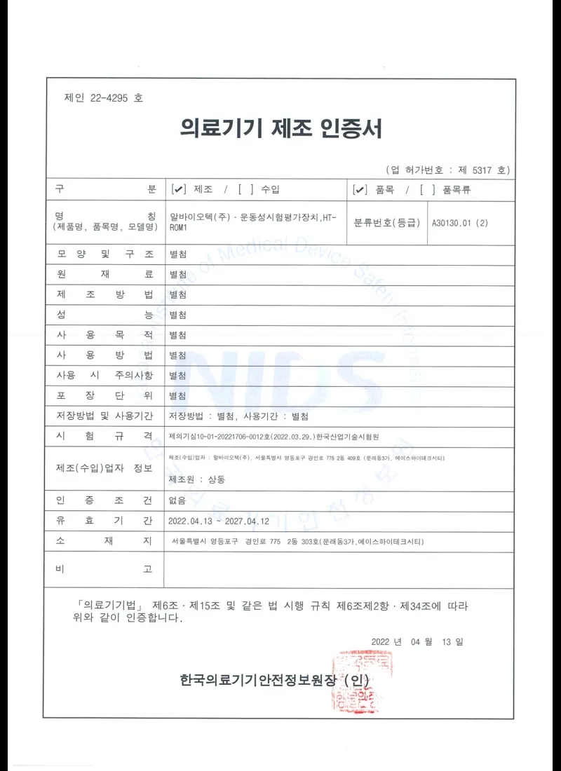 HT-ROM1 manufacturing license